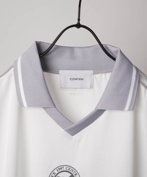 25SS フロントプリント サイドライン ユニフォーム半袖Tシャツ