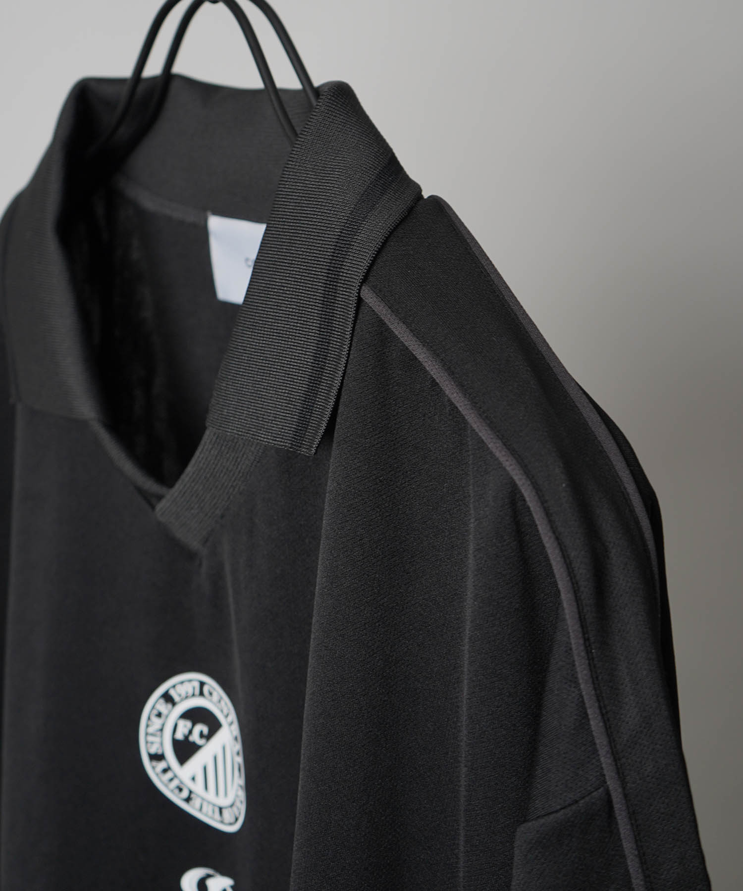 25SS フロントプリント サイドライン ユニフォーム半袖Tシャツ