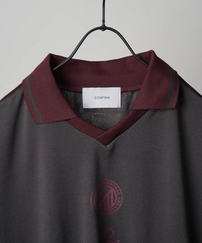 25SS フロントプリント サイドライン ユニフォーム半袖Tシャツ