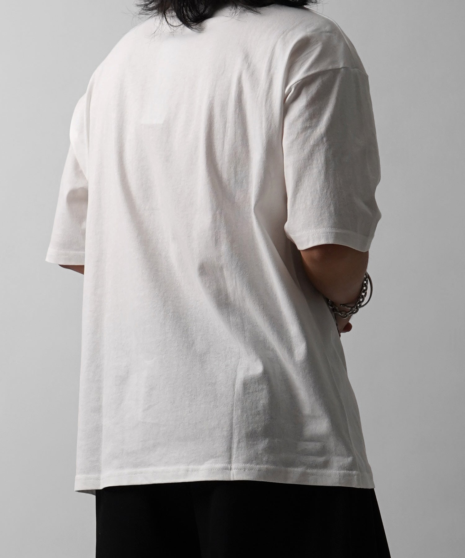 25SS オーガンジー Tee 切替半袖Tシャツ