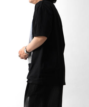 25SS オーガンジー Tee 切替半袖Tシャツ