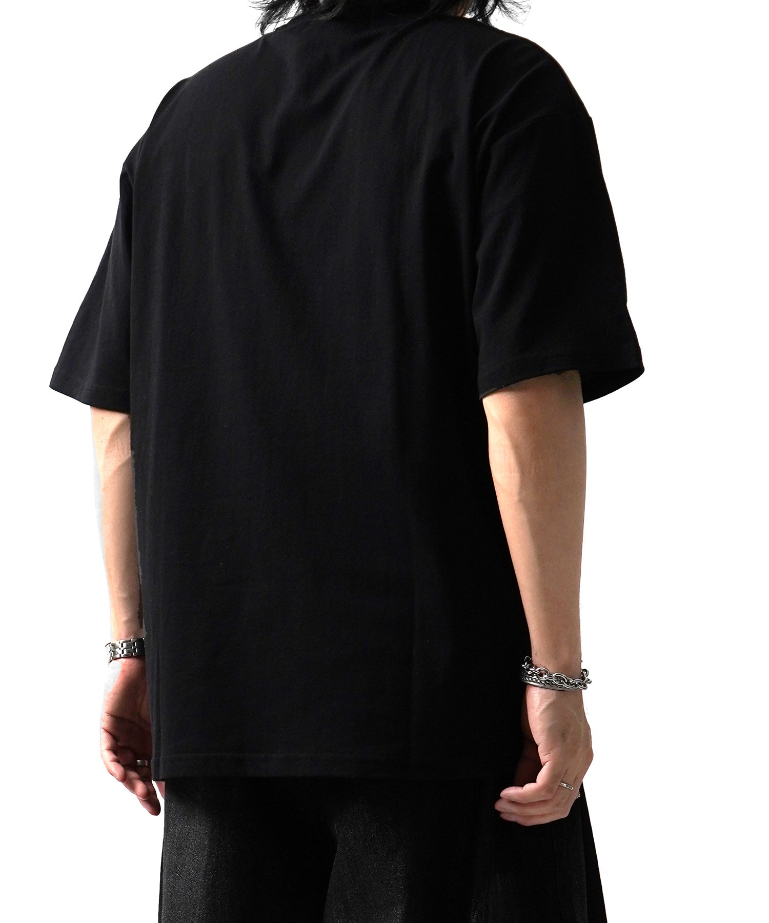 25SS オーガンジー Tee 切替半袖Tシャツ