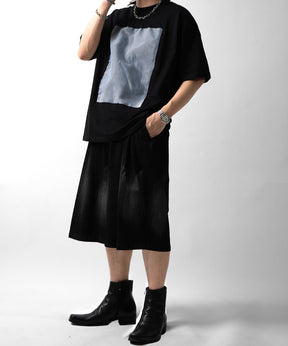 25SS オーガンジー Tee 切替半袖Tシャツ