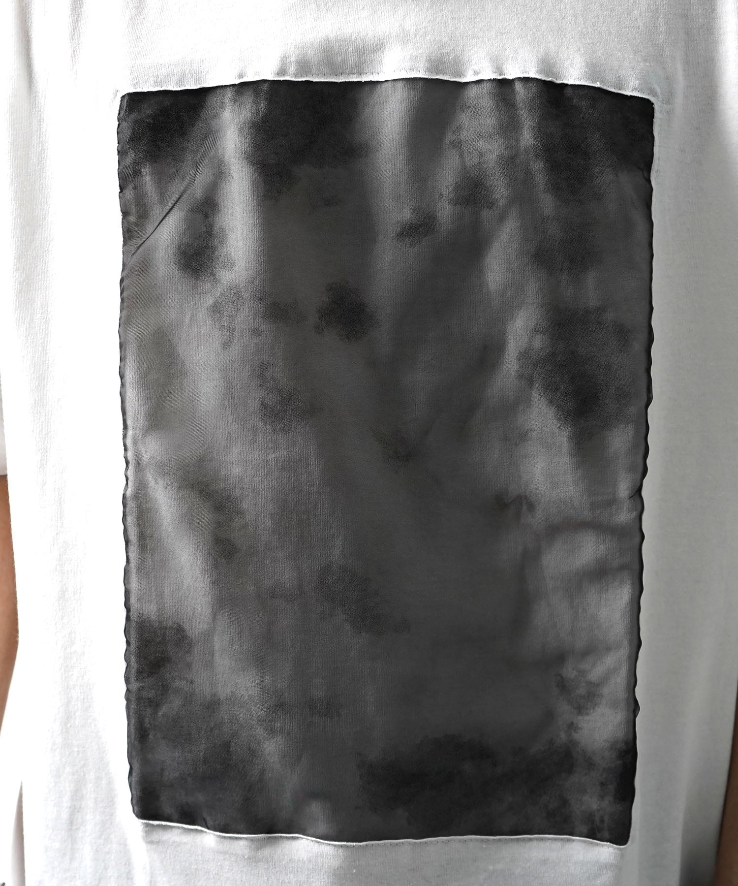 25SS オーガンジー Tee 切替半袖Tシャツ