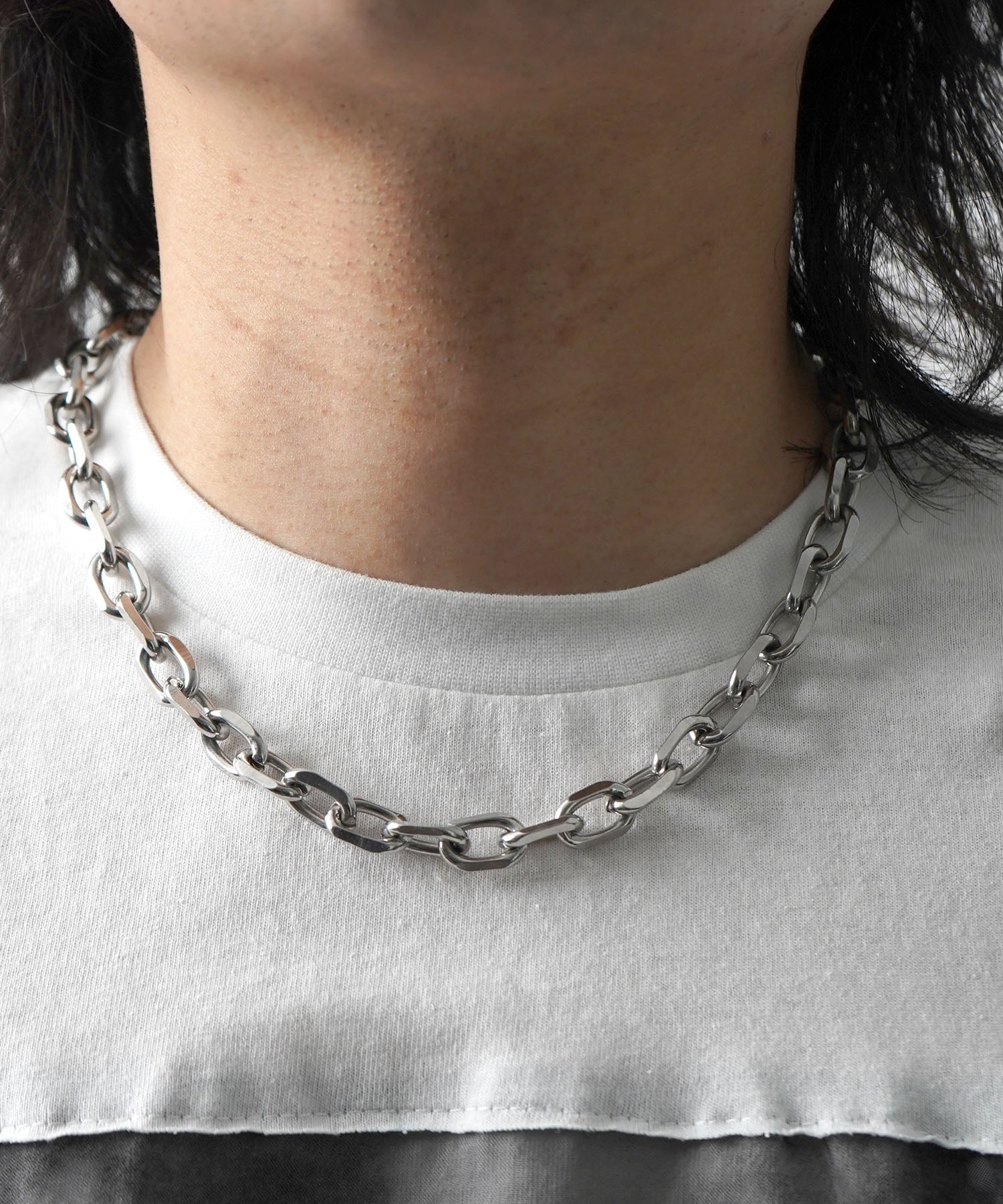 25SS オーガンジー Tee 切替半袖Tシャツ