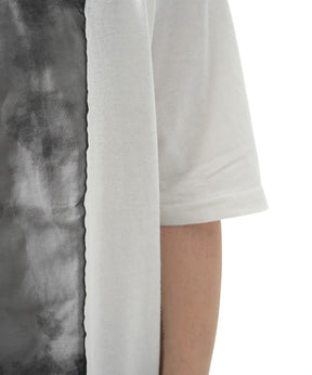 25SS オーガンジー Tee 切替半袖Tシャツ