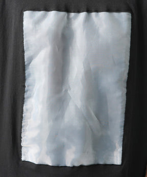 25SS オーガンジー Tee 切替半袖Tシャツ