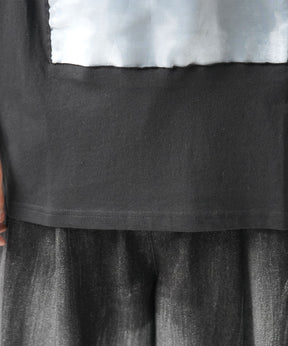 25SS オーガンジー Tee 切替半袖Tシャツ