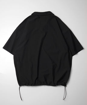 25SS ビックシルエット ポリメッシュ ドロスト スキッパーシャツ