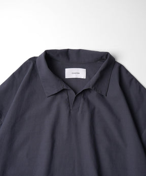 25SS ビックシルエット ポリメッシュ ドロスト スキッパーシャツ