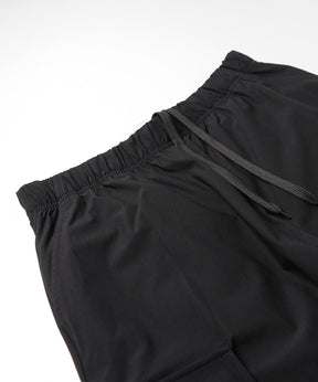 25SS ビッグポケット 裾ドロスト ワイドシルエット ポリメッシュカーゴパンツ