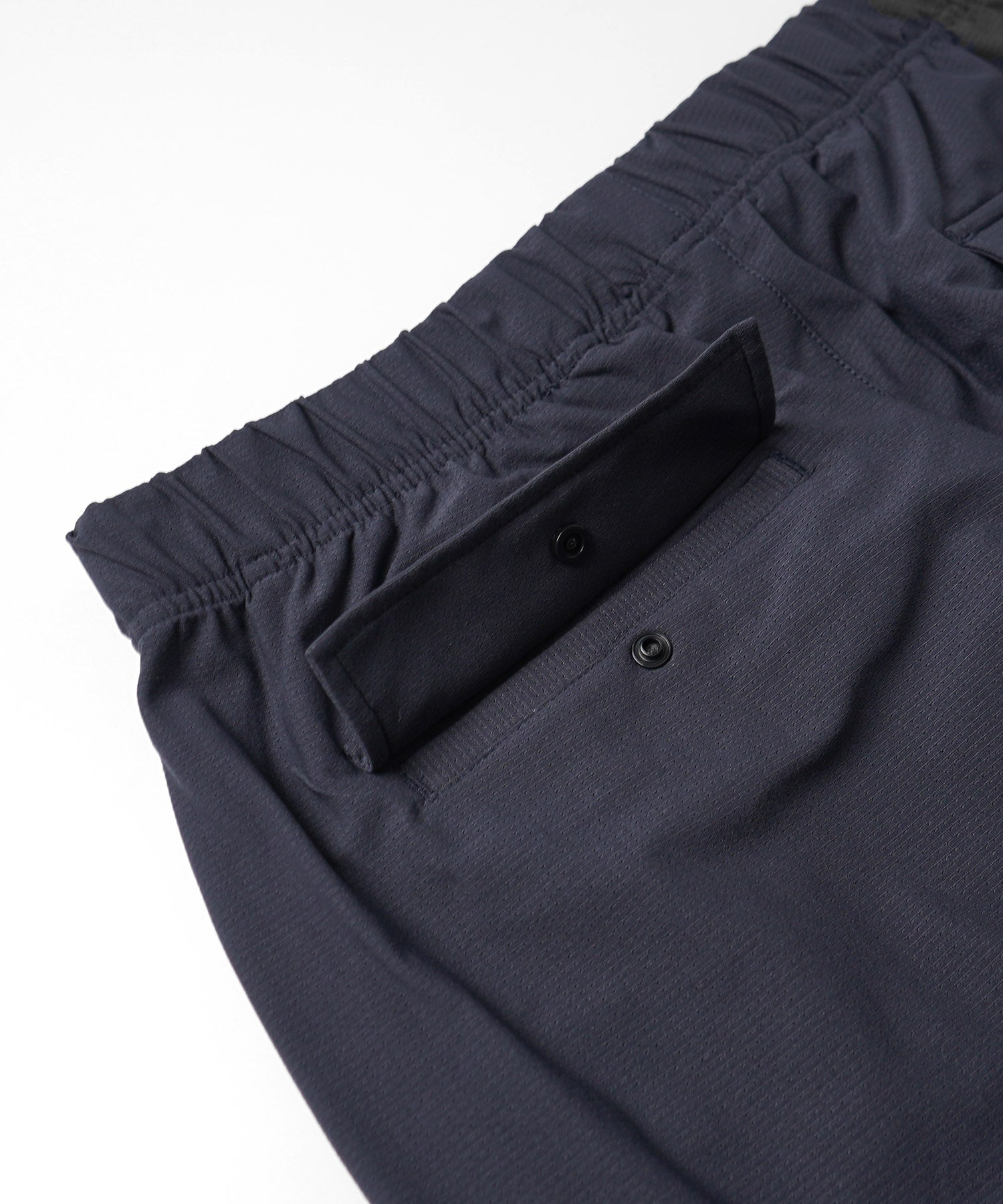 25SS ビッグポケット 裾ドロスト ワイドシルエット ポリメッシュカーゴパンツ