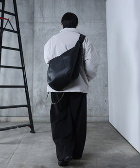 インボックスタック ドロップショルダーパファージャケット 中綿ブルゾン ドローコード