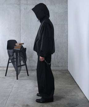 リジット / ワンウォッシュ バレルレッグ リベットデニムパンツ