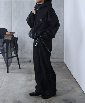 リジット / ワンウォッシュ バレルレッグ リベットデニムパンツ