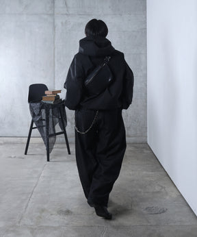 リジット / ワンウォッシュ バレルレッグ リベットデニムパンツ