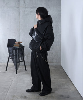 リジット / ワンウォッシュ バレルレッグ リベットデニムパンツ