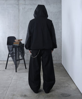 リジット / ワンウォッシュ バレルレッグ リベットデニムパンツ