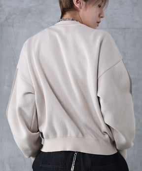 ブロークコア Y2K フロントグラフィック ジャガードニットプルオーバー