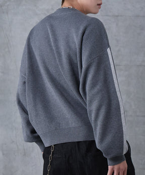 ブロークコア Y2K フロントグラフィック ジャガードニットプルオーバー