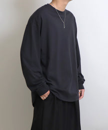 ルーズシルエット クルーネック ベーシックロンT