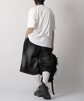 25SS アブストラクトグラフィック箔プリント 半袖Tシャツ