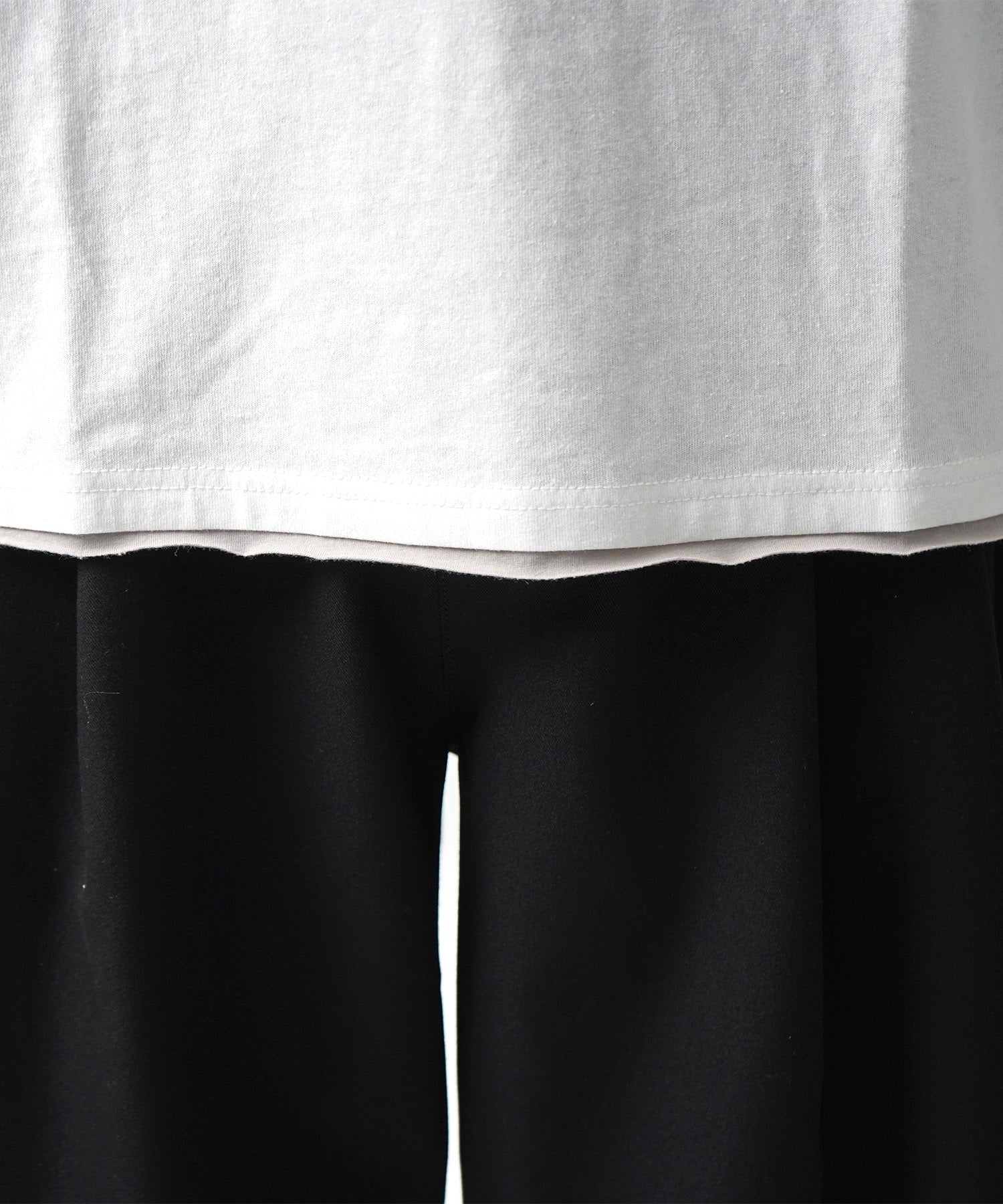 25SS カットオフ switching Tee 切替半袖Tシャツ