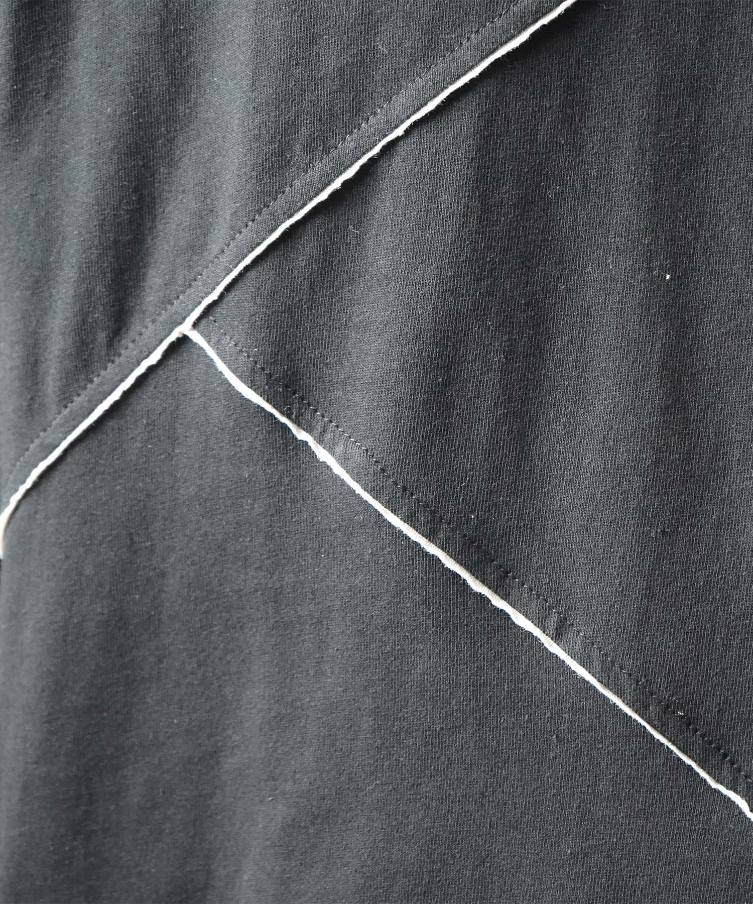 25SS カットオフ switching Tee 切替半袖Tシャツ