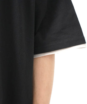 25SS カットオフ switching Tee 切替半袖Tシャツ