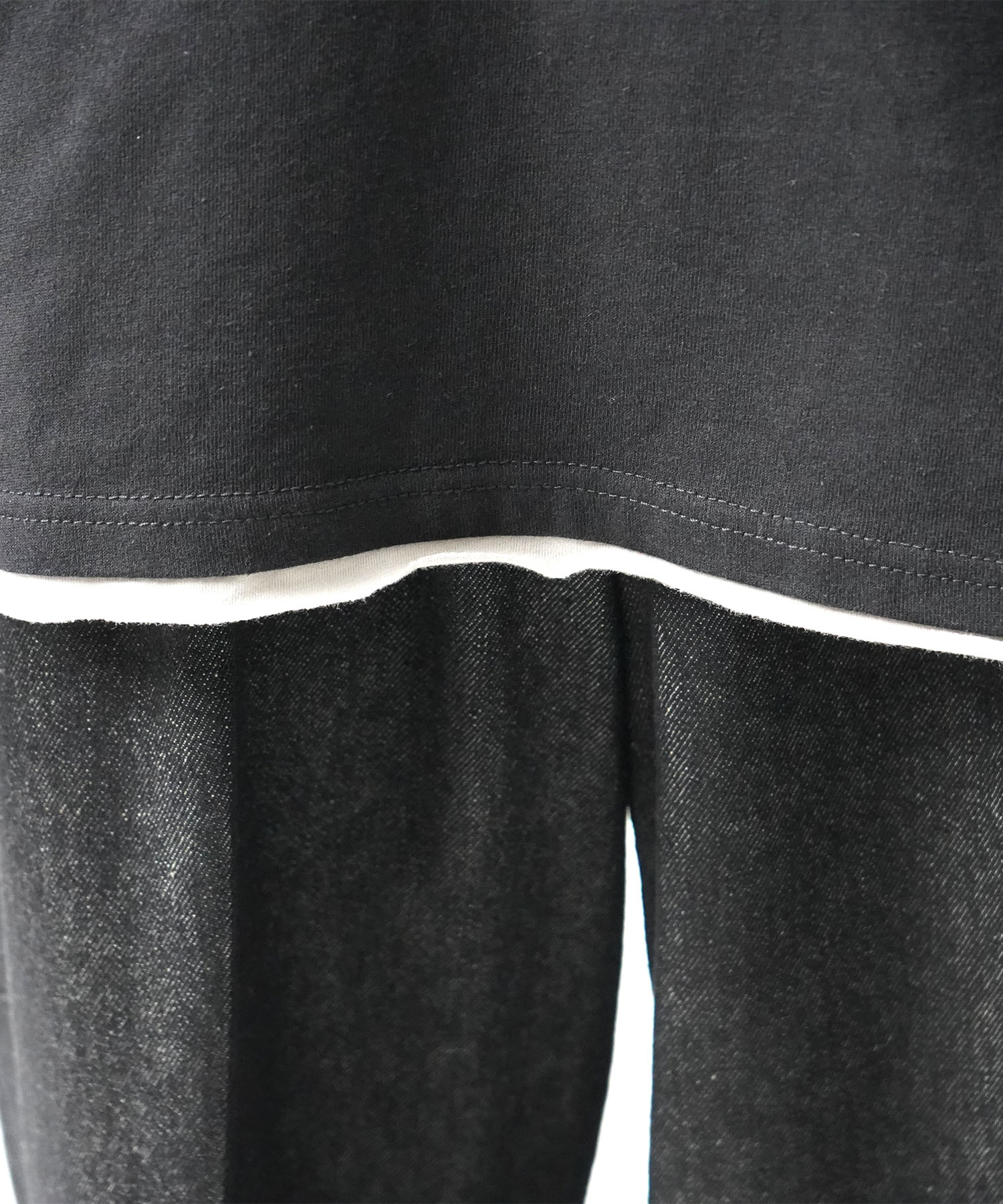 25SS カットオフ switching Tee 切替半袖Tシャツ