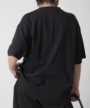 25SS アブストラクトグラフィック箔プリント 半袖Tシャツ