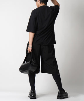 25SS アブストラクトグラフィック箔プリント 半袖Tシャツ