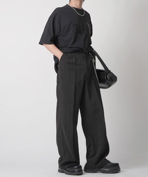 25SS アブストラクトグラフィック箔プリント 半袖Tシャツ