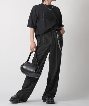 25SS アブストラクトグラフィック箔プリント 半袖Tシャツ