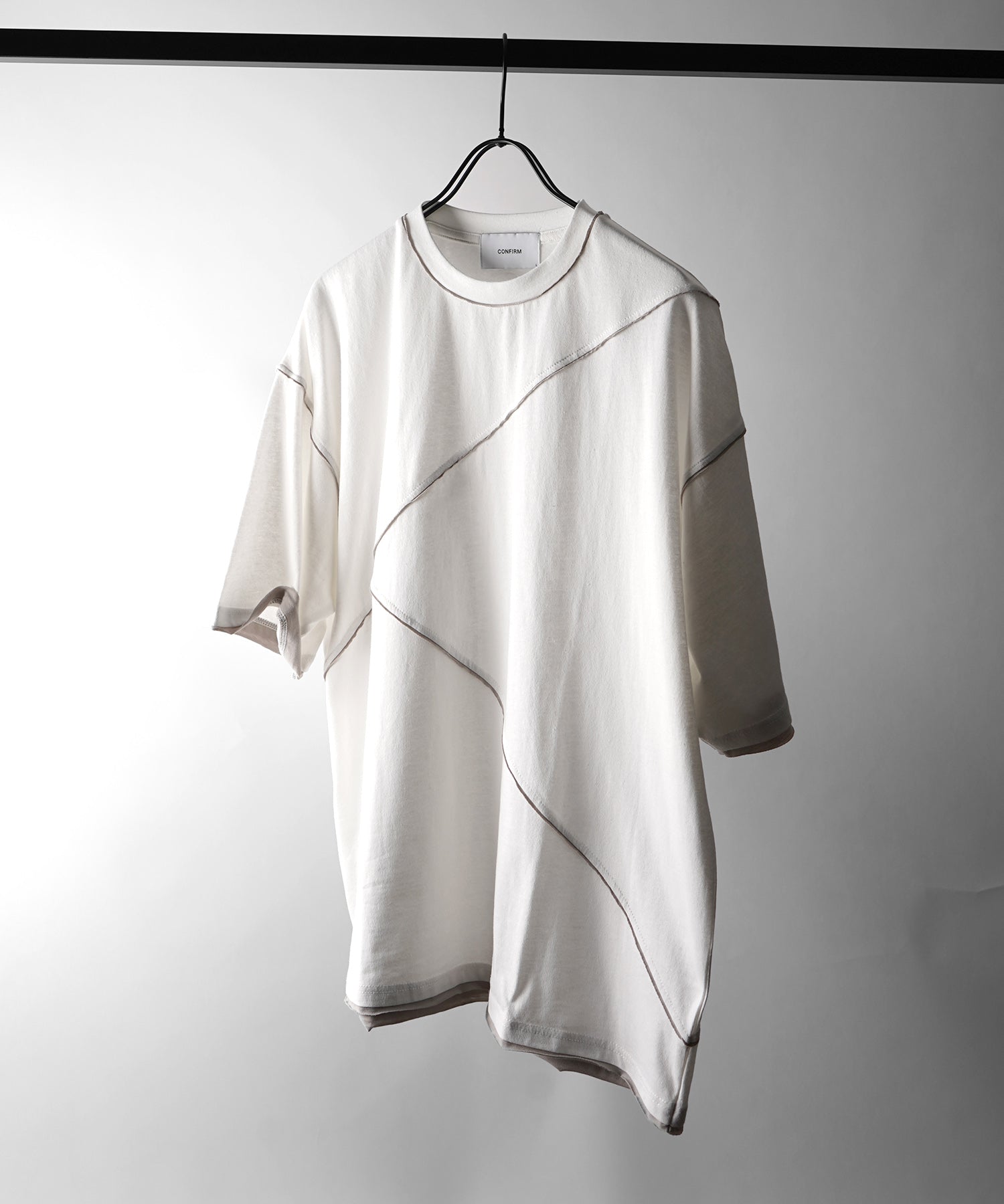 25SS カットオフ switching Tee 切替半袖Tシャツ