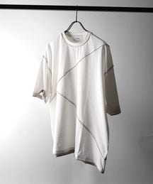 25SS カットオフ switching Tee 切替半袖Tシャツ