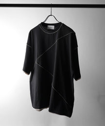 25SS カットオフ switching Tee 切替半袖Tシャツ