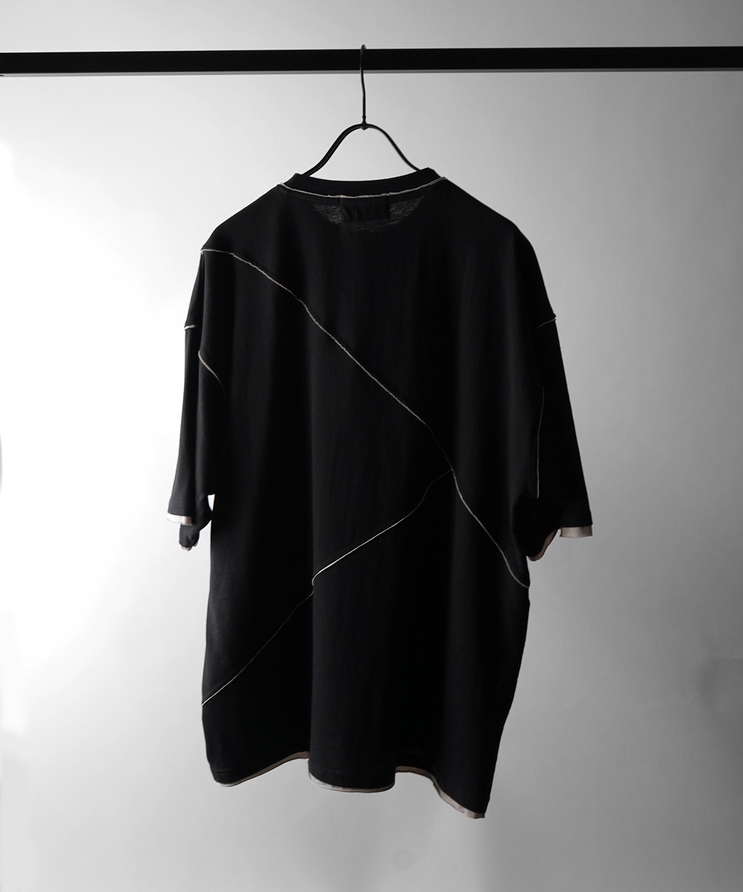 25SS カットオフ switching Tee 切替半袖Tシャツ