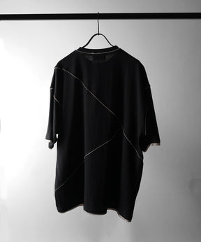 25SS カットオフ switching Tee 切替半袖Tシャツ