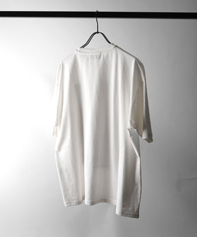 25SS オーガンジー Tee 切替半袖Tシャツ