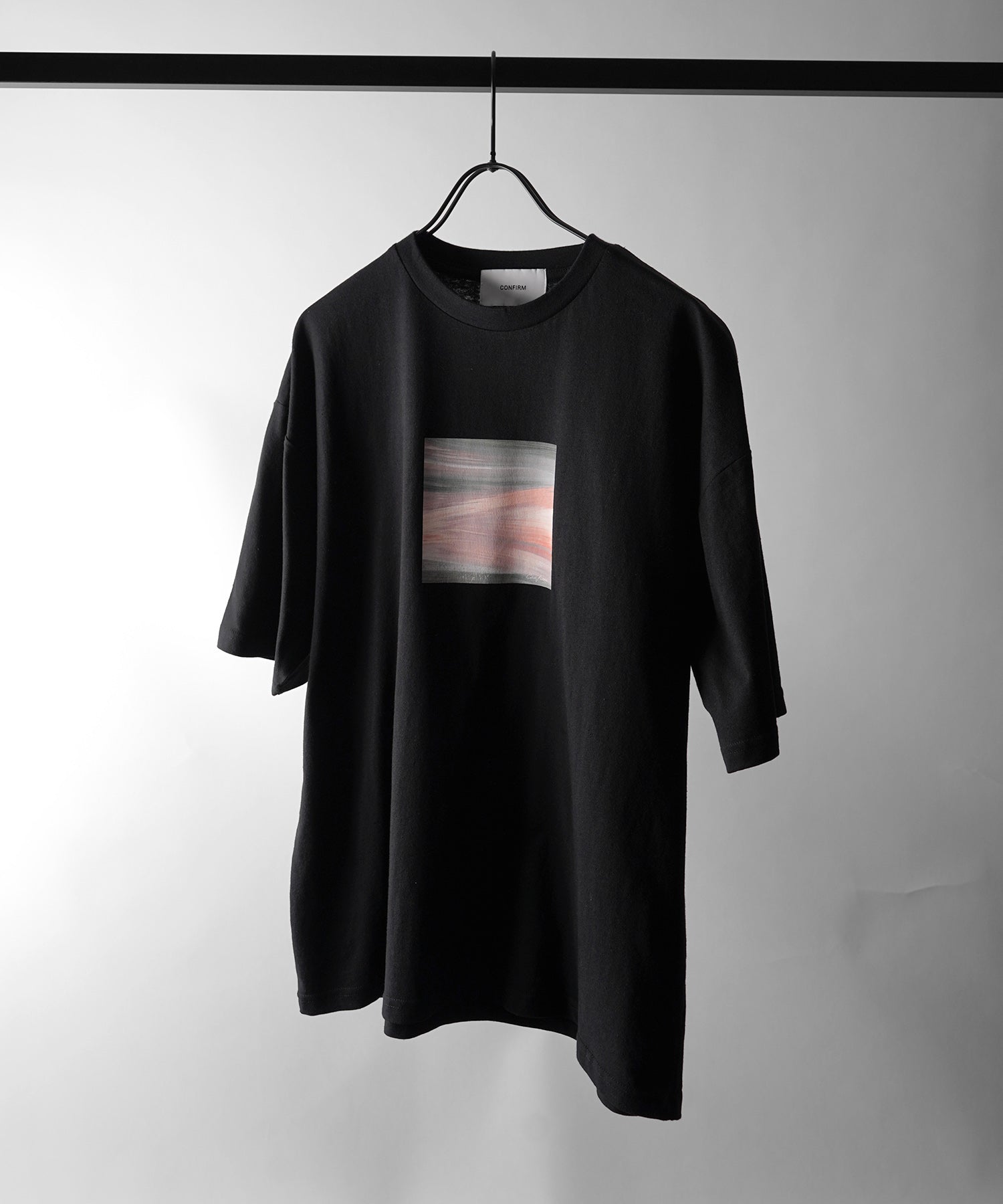 25SS アブストラクト絵画 フロントプリント 半袖Tシャツ