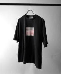 25SS アブストラクト絵画 フロントプリント 半袖Tシャツ