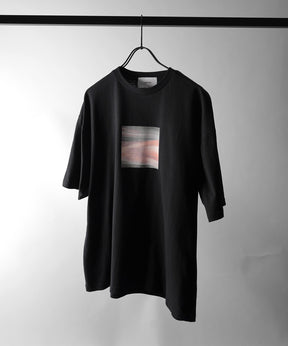 25SS アブストラクト絵画 フロントプリント 半袖Tシャツ