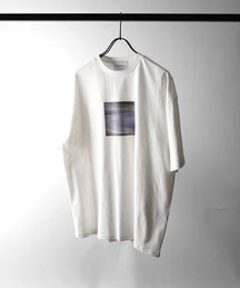 25SS アブストラクト絵画 フロントプリント 半袖Tシャツ