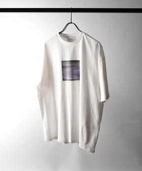 25SS アブストラクト絵画 フロントプリント 半袖Tシャツ