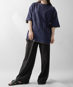 25SS カットオフ switching Tee 切替半袖Tシャツ