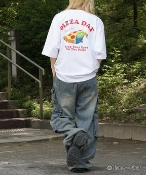 25SS【Disney Pixar / ディズニーピクサー】トイ・ストーリー ビッグシルエット半袖プリントTシャツ カットソー メンズ レディース