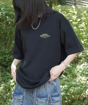 25SS ビッグシルエット "馬喰飯店" 中華メニュー バックプリント半袖Tシャツ