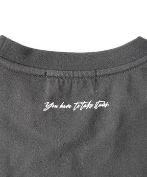 25SS ビッグシルエット プレーティング 半袖Tシャツ グラフィック プリント