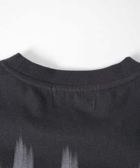 25SS ビッグシルエット プレーティング グラフィック プリント 半袖Tシャツ